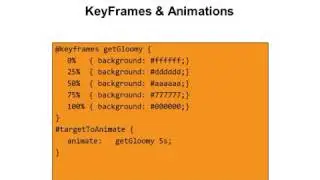 KeyFrames and Animations