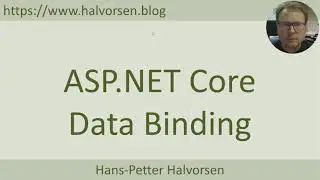ASP.NET Core - Data Binding (Get User Data from Client-side to Server-side)
