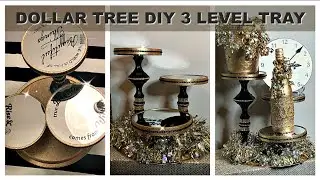 Dollar Tree Diy | Dollar Tree Diy 3 Level Stand | 3 Tier Tray