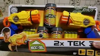 ДЕТСКИЕ ПИСТОЛЕТЫ Zuru X-SHOT. Стреляем по мишеням.