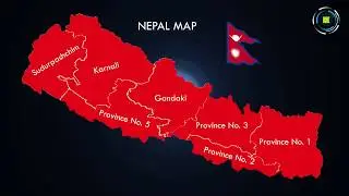 Nepal Map Animation नेपाल म्याप एेनिमेशन