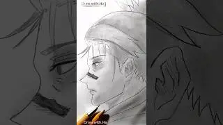Drawing Choso side profile 🗿 wait for it #art #anime #foryou #challenge #fypシ #jujutsukaisen #shorts