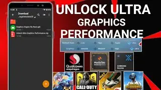 Unlock Ultra Graphics Performance ! Boost Performance ! Max FPS Fix Lag - No Root