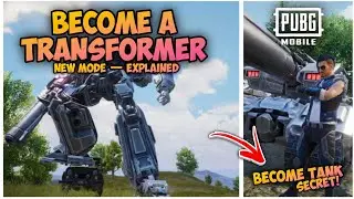 How to Become a Transformer in PUBG MOBILE 3.9 Update | Transformers Mode Guide 🔥