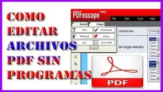 ✅ Como EDITAR O MODIFICAR UN ARCHIVO PDF SIN PROGRAMAS【Recomendado】