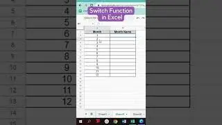 Switch Function | Use Switch Formula instead of IF | Switch Formula