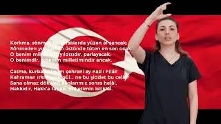 İstiklal Marşımız -İşaret Dili #istiklalmarşı