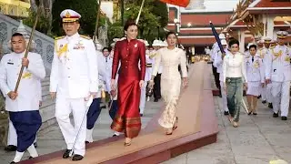 พร้อมหน้า.!! ในหลวง-พระราชินี-เจ้าฟ้าสิริวัณณวรี-เจ้าคุณพระสินีนาฏ บำเพ็ญพระราชกุศลมาฆบูชา 2564
