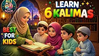 Six Kalimas For Kids | Islamic Six Kalimas In Arabic | Learn Six Kalimas | 