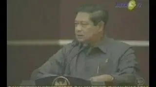 SBY Pidato, wakil rakyat (DPR) ngorok