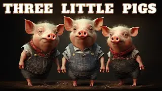 Three Little Pigs Story || Stories for Kids and Teenagers || English Moral Story 