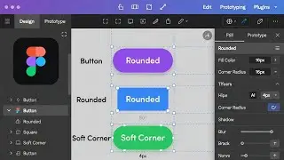 Figma Button Design Tutorial 2026: Rounded, Square & Soft Corner Buttons