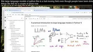 A practical introduction to large language models in Python