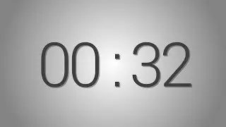 32 Seconds countdown Timer - Beep at the end | Simple Timer (thirty-two sec)