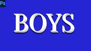 3D Text Effect in Photoshop