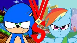 Rainbow Dash y Sonic Tribute