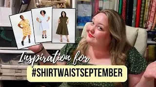 Sewing Inspiration for #ShirtwaistSeptember - Plus Size Shirt Dress Patterns