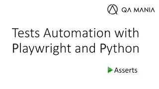 Playwright Python: 03.1  asserts