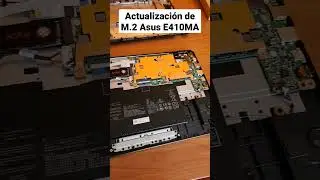 Actualización de disco de almacenamiento M.2 de 256 laptop Asus E410MA #window #windows10 #asus #m.2