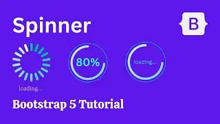 Spinners in Bootstrap 5- Funku Coder | Bootstrap 5 tutorial for beginners