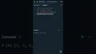 JavaScript Tricks | Array.slice() Method | #shorts #codingshorts