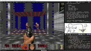playing doom in blender NO GAME ENGINE!!