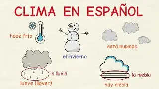 Learning Spanish: Climate and weather ☀🌧🌡 (basic level)