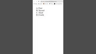Ordered list in html | type attribute | web development front end development 