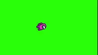 Among Us - Pink - Ejected / Space Ride - Green Screen - FREE