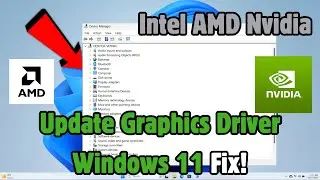How To Update Graphics Driver Windows 11/10 (Intel AMD Nvidia)