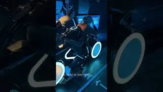 POV: Tron Ride Magic Kingdom Walt Disney World #waltdisneyworld #tron #magickingdom #rollercoaster