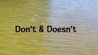 Dont & Doesnt #dont #doesnt #simpleenglish #easytounderstand #easytolearnenglish
