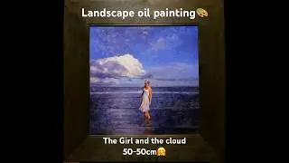 SEASCAPE OIL PAINTING - PAINTING THE FIGURE CLOSE UP #knutandrevikshåland  #oilpainting