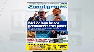 Titulares de Portada presentadas en HCH 24 DE OCTUBRE DEL 2023-Portada de Diario Digital Paradigma