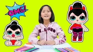 ✨Бумажные сюрпризы!😍 кукла принцесса OMG LIGHTS  ANGLES😍PAPER PRINCESS DOLLS 😱♥
