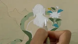 How is white tara body colouring is done ? / @enlightenmentthangka
