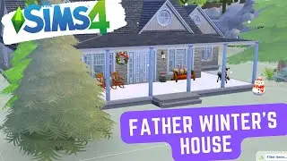 House for Father Winter ❄️ | Speedbuilding | The Sims 4