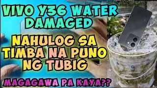 VIVO Y36 WATER DAMAGED CAUSE DROPPED INTO CONTAINER OF FULL WATER