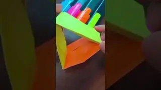 DIY fidget ✨ || Easy flexagon || Origami crafts || #crafts #shorts @limitlesslearning306