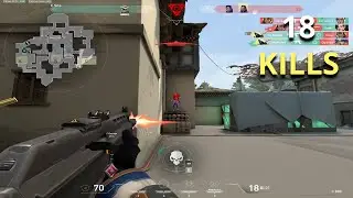 Valorant - 18 Kills As Cypher Haven Full Gameplay (No Commentary)