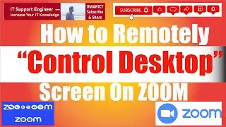 How to Remotely Control a Desktop on ZOOM | IT Support Engineer | omarict