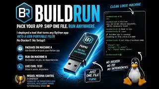 I deployed a tool that turns any Python app INTO a USB portable file!! No Docker!! No Setup!!