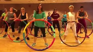 “I’M AN ALBATRAOZ” AronChupa - Dance Fitness Workout Ballet Barre with Hula Hoops