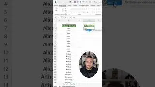 Removendo itens duplicados no Excel! #shorts #excel #dicadeexcel #exceltutorial #tutorial #exceltips