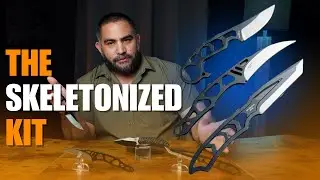 The Skeletonized Kit │ Multiple Fixed Blade Knives by @Skallywagtactical