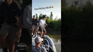 In all fairness this was fish #5 in a big tournament so he was excited 😂 #fishing