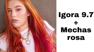 Pintando meu cabelo com Igora 9.7 + fiz mechas rosa