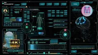 Sci-Fi Medical Computer Screen HUD