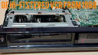 GE Hi Fi Stereo VCR From 1988