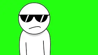 ✔️GREEN SCREEN EFFECTS: cool guy with sunglasses - vibing
